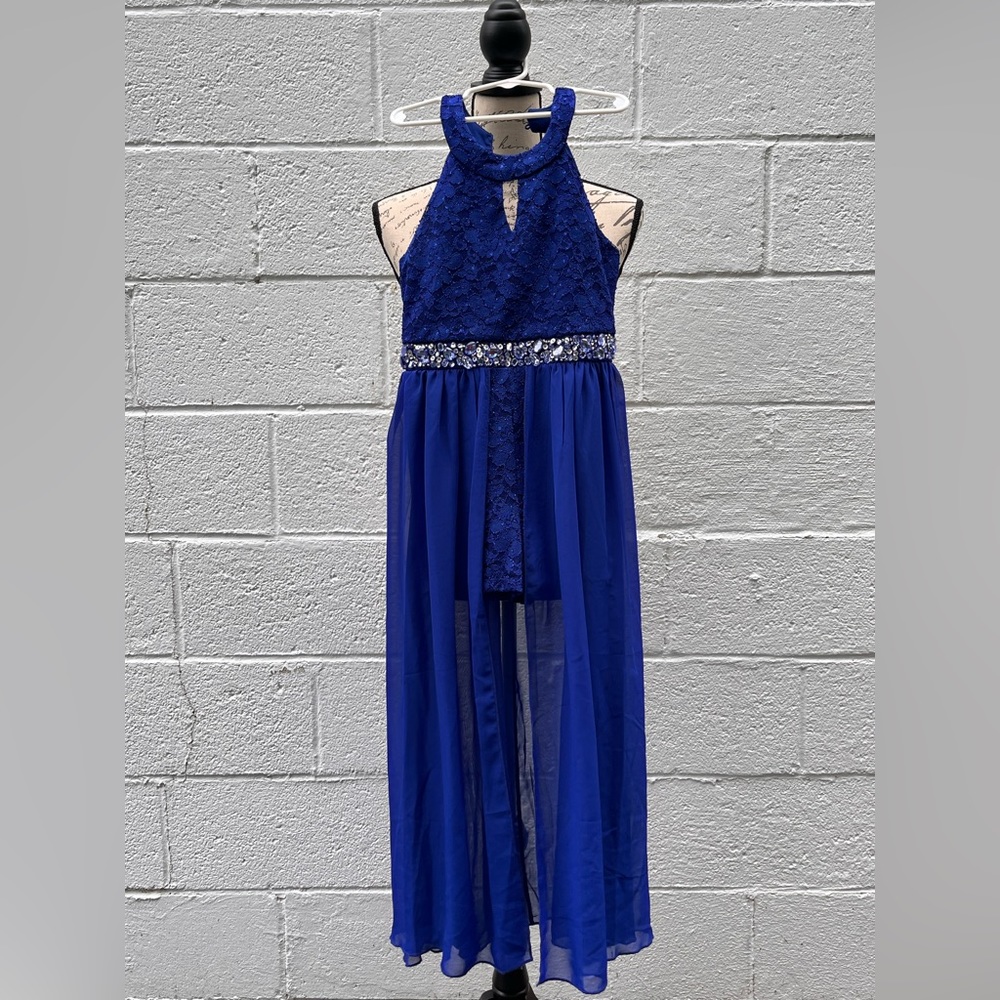 Lots of Love by Speechless, Cobalt Blue Girl’s Formal Dress
